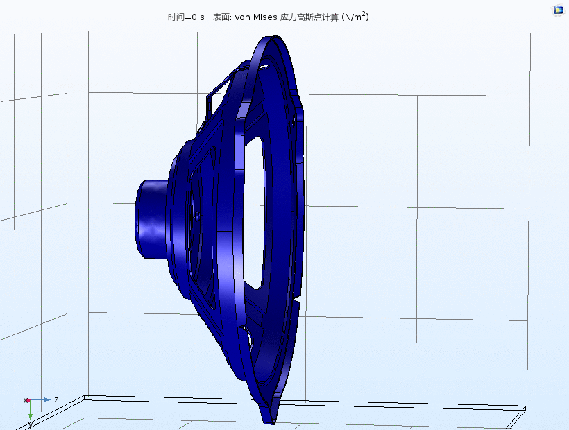KEPO Simulation Experiment - Speaker - Basin Frame Drop Deformation